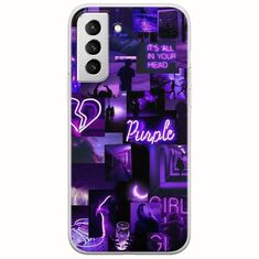 Aesthetic Purple Samsung Galaxy S22 Plus Flexible TPU (Διάφανη Σιλικόνη)
