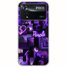 Aesthetic Purple Xiaomi Poco X4 Pro 5G Flexible TPU (Διάφανη Σιλικόνη)