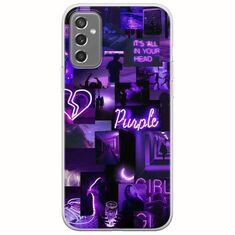Aesthetic Purple Samsung Galaxy M13 4G Flexible TPU (Διάφανη Σιλικόνη)