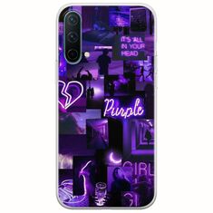 Aesthetic Purple OnePlus Nord CE 5G Flexible TPU (Διάφανη Σιλικόνη)