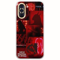 Aesthetic Red Huawei Nova 10 Flexible TPU (Διάφανη Σιλικόνη)