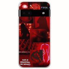 Aesthetic Red Google Pixel 6a 5G Flexible TPU (Διάφανη Σιλικόνη)