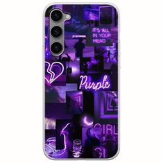 Aesthetic Purple Samsung Galaxy S23 Plus 5G Flexible TPU (Διάφανη Σιλικόνη)