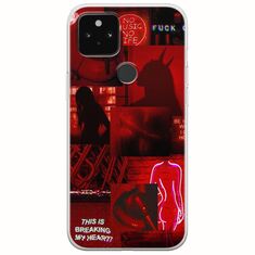 Aesthetic Red Google Pixel 4a 5G Flexible TPU (Διάφανη Σιλικόνη)
