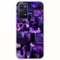 Aesthetic Purple Realme GT Neo 3T Flexible TPU (Διάφανη Σιλικόνη)