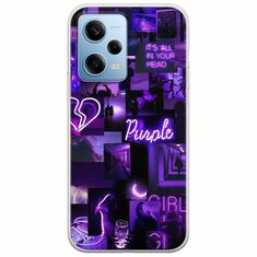 Aesthetic Purple Xiaomi Redmi Note 12 4G Flexible TPU (Διάφανη Σιλικόνη)