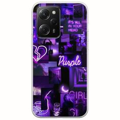 Aesthetic Purple Xiaomi Poco X5 Pro 5G Flexible TPU (Διάφανη Σιλικόνη)