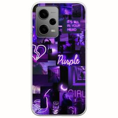 Aesthetic Purple Xiaomi Poco X5 5G Flexible TPU (Διάφανη Σιλικόνη)