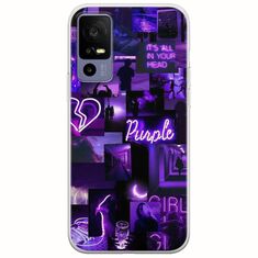 Aesthetic Purple TCL 40R 5G Flexible TPU (Διάφανη Σιλικόνη)