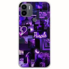 Aesthetic Purple Xiaomi Redmi A1 Plus Flexible TPU (Διάφανη Σιλικόνη)