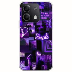 Aesthetic Purple Xiaomi Redmi Note 13 Pro 5G Flexible TPU (Διάφανη Σιλικόνη)