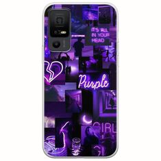 Aesthetic Purple TCL 40 NXTPAPER 5G Flexible TPU (Διάφανη Σιλικόνη)