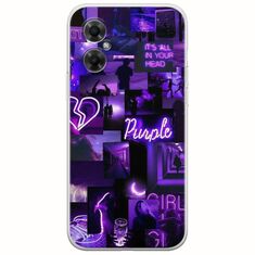 Aesthetic Purple Xiaomi Poco M4 5G Flexible TPU (Διάφανη Σιλικόνη)