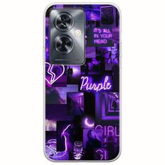 Aesthetic Purple OnePlus Nord N30 SE 5G Flexible TPU (Διάφανη Σιλικόνη)