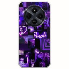 Aesthetic Purple Xiaomi Poco C75 4G Flexible TPU (Διάφανη Σιλικόνη)