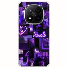 Aesthetic Purple Xiaomi Redmi Note 14 Pro 5G Flexible TPU (Διάφανη Σιλικόνη)