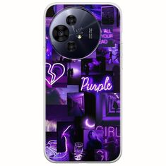 Aesthetic Purple TCL 50 PRO NXTPAPER 5G Flexible TPU (Διάφανη Σιλικόνη)