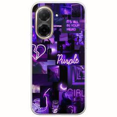 Aesthetic Purple Xiaomi Redmi A5 4G Flexible TPU (Διάφανη Σιλικόνη)