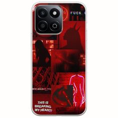 Aesthetic Red Honor 200 Smart 5G Flexible TPU (Διάφανη Σιλικόνη)