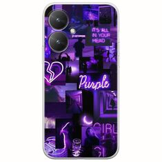 Aesthetic Purple Xiaomi Redmi 13C 5G Flexible TPU (Διάφανη Σιλικόνη)