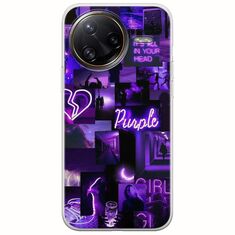 Aesthetic Purple Xiaomi Poco F7 Ultra 5G Flexible TPU (Διάφανη Σιλικόνη)
