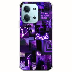 Aesthetic Purple Xiaomi Redmi 15C Flexible TPU (Διάφανη Σιλικόνη)