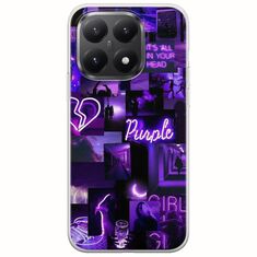 Aesthetic Purple Xiaomi 15T 5G Flexible TPU (Διάφανη Σιλικόνη)