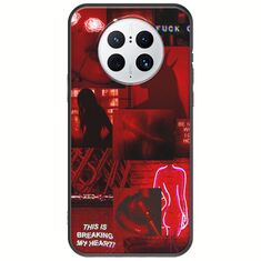 Aesthetic Red Huawei Mate 50 Pro Black TPU (Μαύρη Σιλικόνη)