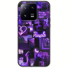Aesthetic Purple Xiaomi 13 Pro 5G Black TPU (Μαύρη Σιλικόνη)
