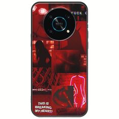 Aesthetic Red Honor Magic 4 Lite 5G Black TPU (Μαύρη Σιλικόνη)
