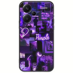 Aesthetic Purple Xiaomi Redmi Note 13 Pro Plus 5G Black TPU (Μαύρη Σιλικόνη)