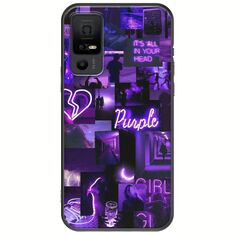 Aesthetic Purple TCL 40 NXTPAPER 5G Black TPU (Μαύρη Σιλικόνη)