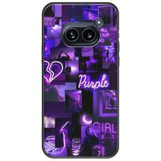 Aesthetic Purple Nothing Phone (2a) 5G Black TPU (Μαύρη Σιλικόνη)