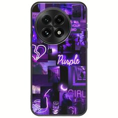 Aesthetic Purple OnePlus 13 5G Black TPU (Μαύρη Σιλικόνη)