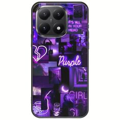 Aesthetic Purple Xiaomi 15T 5G Black TPU (Μαύρη Σιλικόνη)
