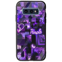 Aesthetic Purple Samsung Galaxy S10e Groove TPU (Tempered Glass και TPU)