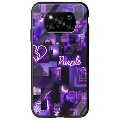 Aesthetic Purple Xiaomi Poco X3 NFC / X3 Pro Groove TPU (Tempered Glass και TPU)