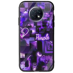 Aesthetic Purple Xiaomi Redmi Note 9T 5G Groove TPU (Tempered Glass και TPU)
