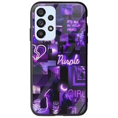Aesthetic Purple Samsung Galaxy A53 5G Groove TPU (Tempered Glass και TPU)