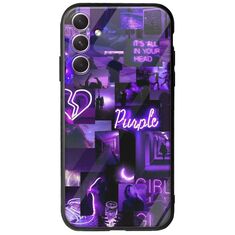 Aesthetic Purple Samsung Galaxy A14 5G Groove TPU (Tempered Glass και TPU)
