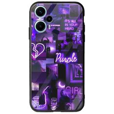 Aesthetic Purple Xiaomi Poco F5 5G Groove TPU (Tempered Glass και TPU)