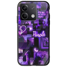 Aesthetic Purple Xiaomi Redmi Note 13 Pro 5G Groove TPU (Tempered Glass και TPU)