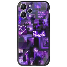 Aesthetic Purple Xiaomi Redmi 12 5G Groove TPU (Tempered Glass και TPU)