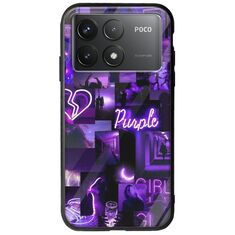 Aesthetic Purple Xiaomi Poco F6 Pro 5G Groove TPU (Tempered Glass και TPU)