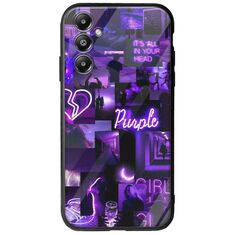 Aesthetic Purple Samsung Galaxy A16 4G / 5G Groove TPU (Tempered Glass και TPU)