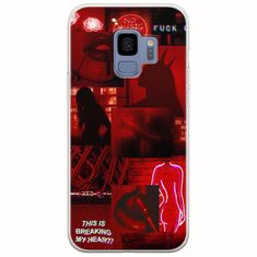 Aesthetic Red Samsung Galaxy S9 Flexible TPU (Διάφανη Σιλικόνη)