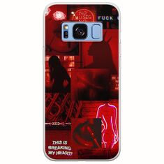 Aesthetic Red Samsung Galaxy S8 Plus Flexible TPU (Διάφανη Σιλικόνη)