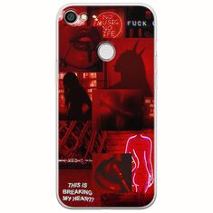 Aesthetic Red Xiaomi Redmi Note 5A Prime Flexible TPU (Διάφανη Σιλικόνη)