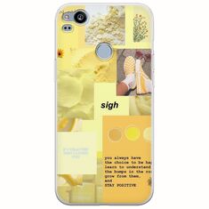 Aesthetic Yellow Google Pixel 2 Flexible TPU (Διάφανη Σιλικόνη)