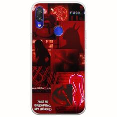 Aesthetic Red Xiaomi Redmi Note 7 Flexible TPU (Διάφανη Σιλικόνη)